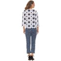 Polka Dot  Svg Cut Out Wide Sleeve Top View4