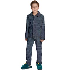 Circuit Board Circuits Mother Board Computer Chip Kids  Long Sleeve Velvet Pajamas Set
