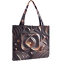 Ai Generated Swirls Space Design Fractal Light 3d Pattern Mini Tote Bag View2
