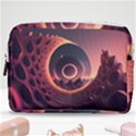 Ai Generated Swirl Space Design Fractal Light 3d Art Make Up Pouch (Medium) View1