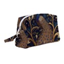 Peacock Plumage Bird Decorative Pattern Graceful Wristlet Pouch Bag (Medium) View1