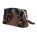 Peacock Plumage Bird Decorative Pattern Graceful Wristlet Pouch Bag (Medium) View2