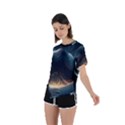 Ai Generated Swirl Space Design Fractal Light Asymmetrical Short Sleeve Sports Tee View2