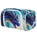 Ai Generated Dragon Fractal Art Texture Toiletries Pouch View1