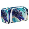 Ai Generated Dragon Fractal Art Texture Toiletries Pouch View2