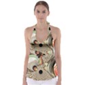 Fractal Background Pattern Texture Abstract Design Abstract Babydoll Tankini Top View1