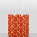 Background Ornamental Pattern Abstract Seamless Full Print Rope Handle Tote (Large) View1