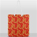 Background Ornamental Pattern Abstract Seamless Full Print Rope Handle Tote (Large) View2
