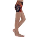 Fractal Background Pattern Texture Abstract Design Kids  Lightweight Velour Yoga Shorts View3
