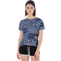 Fractal Background Pattern Texture Abstract Design Pattern Open Back Sport Tee View1