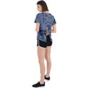 Fractal Background Pattern Texture Abstract Design Pattern Open Back Sport Tee View2