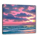 Sunset Over The Beach Canvas 24  x 20  (Stretched) View1