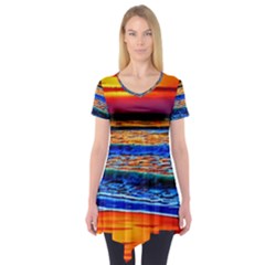 Island Dreams Short Sleeve Tunic 