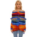 Island Dreams Off Shoulder Chiffon Pocket Shirt View1