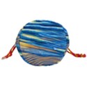 Waves Crashing On The Shore Drawstring Bucket Bag View3