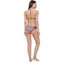 Summer Sunset Over Beach Banded Triangle Bikini Set View4