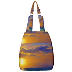 Nature Sunset Center Zip Backpack by GardenOfOphir