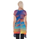 Waves Crashing On The Shore Short Sleeve Side Drop Tunic View2