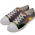 Benevolent Lake Men s Low Top Canvas Sneakers View2