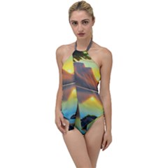 Benevolent Lake Go With The Flow One Piece Swimsuit