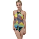 Benevolent Lake Go with the Flow One Piece Swimsuit View1