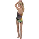 Benevolent Lake Go with the Flow One Piece Swimsuit View2