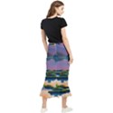 Astonishing Lake View Maxi Fishtail Chiffon Skirt View2