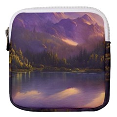 Colored Hues Sunset Mini Square Pouch