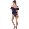 Colored Hues Sunset Frill Detail One Piece Swimsuit View2