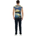 Crimson Sunset Men s Raglan Cap Sleeve Tee View2