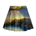 Crimson Sunset Mini Flare Skirt View1