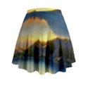 Crimson Sunset Mini Flare Skirt View2