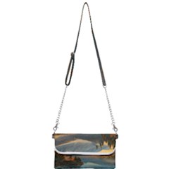 Dazzling Sunset Mini Crossbody Handbag