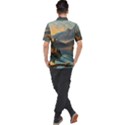 Dazzling Sunset Men s Polo Tee View2