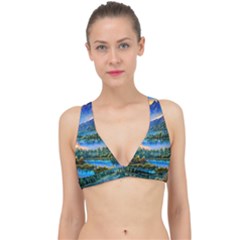 Stunning Sunset By The Lake Classic Banded Bikini Top