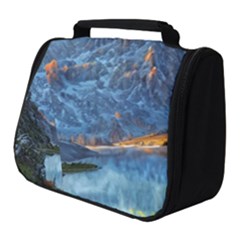 Majestic Lake Landscape Full Print Travel Pouch (small)