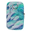 Stunning Pastel Blue Ocean Waves Waist Pouch (Large) View2