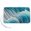 Pastel Blue Ocean Waves Iii Pen Storage Case (L) View1