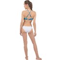 Pastel Beach Wave I High Neck Bikini Top View2