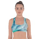 Pastel Beach Wave Cross Back Sports Bra View1