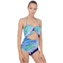 Blue Wave Ii Scallop Top Cut Out Swimsuit View1