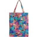 Painting Watercolor Abstract Design Artistic Ink Zipper Classic Tote Bag View1