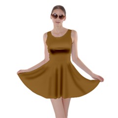 Just Brown	 - 	skater Dress by ColorfulDresses
