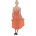 Basket Ball Orange	 - 	High-Low Halter Chiffon Dress View2