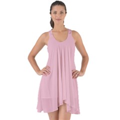 Cameo Pink	 - 	show Some Back Chiffon Dress