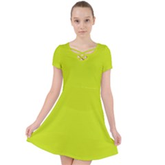 Bitter Lemon Green	 - 	caught In A Web Dress