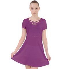 Glistening Grape Purple	 - 	caught In A Web Dress
