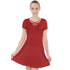 Apple Red	 - 	caught In A Web Dress