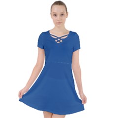 Turkish Sea Blue	 - 	caught In A Web Dress