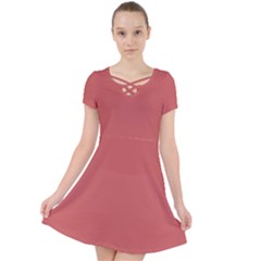 Indian Red	 - 	caught In A Web Dress